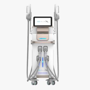 EMS-SlimX elektromos izomstimuláló testformáló berendezés elölnézetben