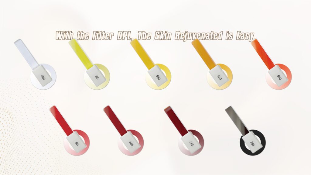 DPL plus szőrtelenítő, ér- és pigmentkezelő készülék filterei, szűrői