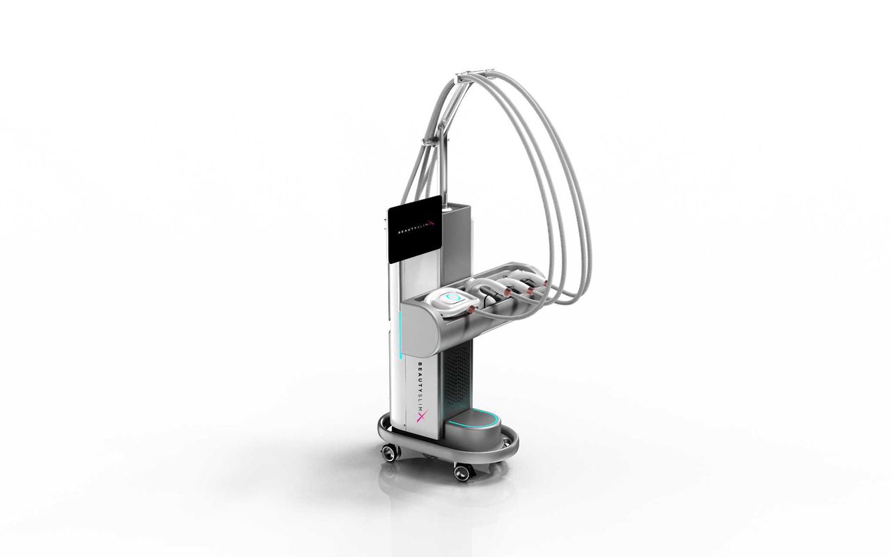 Megashape Pro 5 az 1-ben alakformáló gép vákuumos és rádiófrekvenciás technológiával.