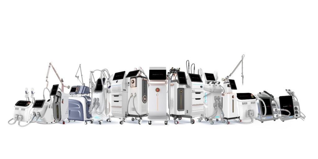 A BeautySlimX termékek, szőrtelenítő, alakformáló, test-és arckezelő gépei