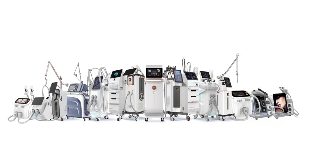 A BeautySlimX termékek, szőrtelenítő, alakformáló, test-és arckezelő gépei